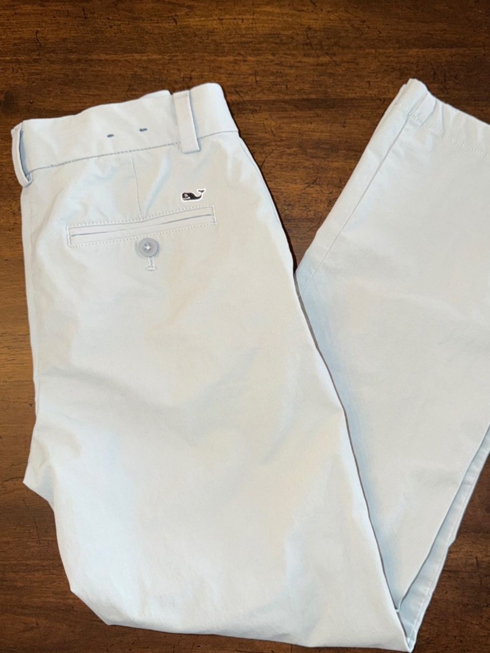 Vineyard Vines Boys Performance Pants Gray Stretch Adj Waist Size 12
